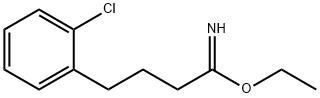 4-(2-CHLORO-PHENYL)-BUTYRIMIDIC ACID ETHYL ESTER 结构式