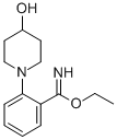 2-(4-hydroxy-piperidin-1-yl)-benzimmidic acid ethyl ester 结构式