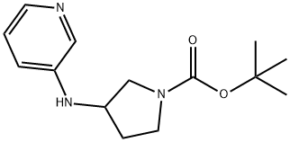 1-BOC-3-(PYRIDIN-3-YLAMINO)-PYRROLIDINE 结构式