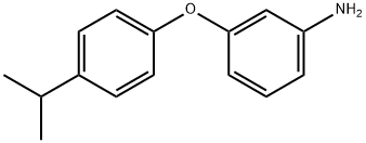 3-(4-ISOPROPYL-PHENOXY)-PHENYLAMINE 结构式