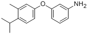 3-(4-ISOPROPYL-3-METHYL-PHENOXY)-PHENYLAMINE 结构式