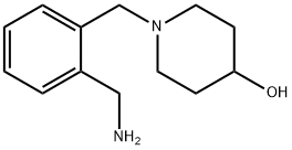 1-{[2-(氨基甲基)苯基]甲基}哌啶-4-醇 结构式