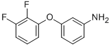 3-(2,3-DIFLUORO-PHENOXY)-PHENYLAMINE 结构式