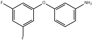 3-(3,5-DIFLUORO-PHENOXY)-PHENYLAMINE 结构式