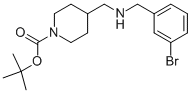 1-BOC-4-[(3-BROMO-BENZYLAMINO)-METHYL]-PIPERIDINE 结构式