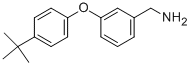 3-(4-TERT-BUTYL-PHENOXY)BENZYLAMINE 结构式