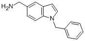 C-(1-BENZYL-1H-INDOL-5-YL)-METHYLAMINE 结构式