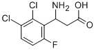 3-AMINO-3-(2,3-DICHLORO-6-FLUORO-PHENYL)-PROPIONIC ACID 结构式