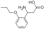 3-AMINO-3-(2-PROPOXYPHENYL)-PROPIONIC ACID 结构式