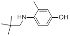 4-(2,2-DIMETHYL-PROPYLAMINO)-3-METHYL-PHENOL 结构式