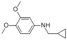 N-(环丙基甲基)-3,4-二甲氧基苯胺 结构式