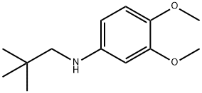(2,2-DIMETHYLPROPYL)-(3,4-DIMETHOXY-PHENYL)-AMINE 结构式