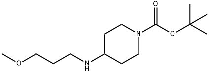 1-Boc-4-(3-methoxypropylamino)piperidine 结构式