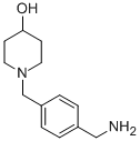 1-(4-AMINOMETHYL-BENZYL)-PIPERIDIN-4-OL 结构式