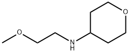 N-(2-甲氧基乙基)四氢-2H-吡喃-4-胺 结构式