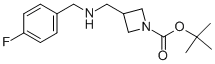 Tert-butyl3-(((4-fluorobenzyl)amino)methyl)azetidine-1-carboxylate