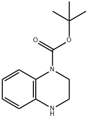 3,4-二氢喹喔啉-1(2H)-甲酸叔丁酯 结构式