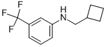 CYCLOBUTYLMETHYL-(3-TRIFLUOROMETHYL-PHENYL)-AMINE 结构式