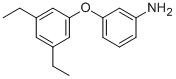 3-(3,5-DIETHYL-PHENOXY)-PHENYLAMINE 结构式