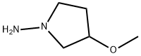 3-甲氧基-1-吡咯烷胺 结构式