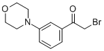 2-BROMO-1-(3-MORPHOLIN-4-YL-PHENYL)-ETHANONE 结构式