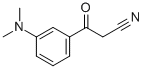 3-(3-DIMETHYLAMINO-PHENYL)-3-OXO-PROPIONITRILE 结构式