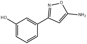 3-(5-氨基异恶唑-3-基)苯酚 结构式