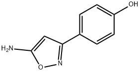 4-(5-氨基-3-异噁唑)-苯酚 结构式