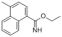 4-METHYL-NAPHTHALENE-1-CARBOXIMIDIC ACID ETHYL ESTER 结构式