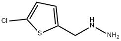 1[(5-chlorothiophen-2-yl)methyl]hydrazine 结构式