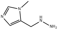 5-(HYDRAZINYLMETHYL)-1-METHYL-1H-IMIDAZOLE 结构式