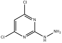 (4,6-DICHLORO-PYRIMIDIN-2-YL)-HYDRAZINE 结构式