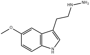 (5-METHOXY-INDOL-3-YLETHYL)-HYDRAZINE 结构式