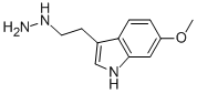 (6-METHOXY-INDOL-3-YLETHYL)-HYDRAZINE 结构式