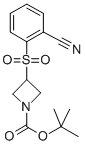 3-(2-CYANO-BENZENESULFONYL)-AZETIDINE-1-CARBOXYLIC ACID TERT-BUTYL ESTER 结构式