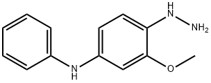 (4-HYDRAZINO-3-METHOXY-PHENYL)-PHENYL-AMINE 结构式
