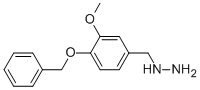 (4-BENZYLOXY-3-METHOXY-BENZYL)-HYDRAZINE 结构式