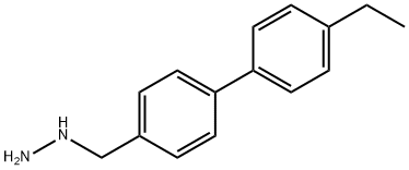 (4'-ETHYL-BIPHENYL-4-YLMETHYL)-HYDRAZINE 结构式