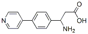 3-AMINO-3-(4-PYRIDIN-4-YL-PHENYL)-PROPIONIC ACID 结构式