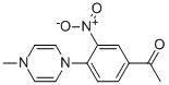 1-[4-(4-METHYL-4H-PYRAZIN-1-YL)-3-NITRO-PHENYL]-ETHANONE 结构式
