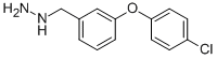 3-(4-CHLORO-PHENOXY)-BENZYL-HYDRAZINE 结构式