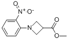 1-(2-NITRO-PHENYL)-AZETIDINE-3-CARBOXYLIC ACID METHYL ESTER 结构式