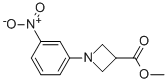 1-(3-NITRO-PHENYL)-AZETIDINE-3-CARBOXYLIC ACID METHYL ESTER 结构式