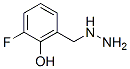 Phenol,  2-fluoro-6-(hydrazinylmethyl)- 结构式