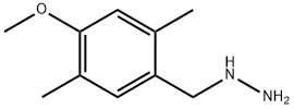 1-(4-methoxy-2,5-dimethylbenzyl)hydrazine dihydrochloride 结构式