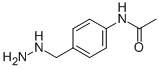 N-[4-(HYDRAZINYLMETHYL)PHENYL]ACETAMIDE 结构式
