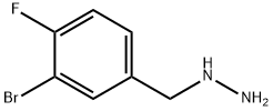 3-BROMO-4-FLUORO-BENZYL-HYDRAZINE 结构式