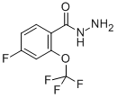 4-FLUORO-2-TRIFLUOROMETHOXY-BENZOIC ACID HYDRAZIDE 结构式