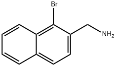 (1-BROMO-NAPHTHALEN-2-YL)METHYLAMINE 结构式