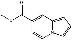 中氮茚-7-羧酸甲酯 结构式